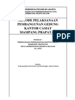 Metode Pelaksanaan Gedung Kantor Camat Mampang Prapatan Update