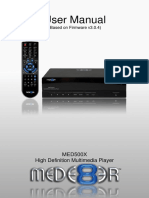 User Manual for MED500X High Definition Multimedia Player