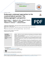 Endoscopic Endonasal Approaches To The Craniovertebral Junction The Otolaryngologist's Perspective, Schwartz 2020