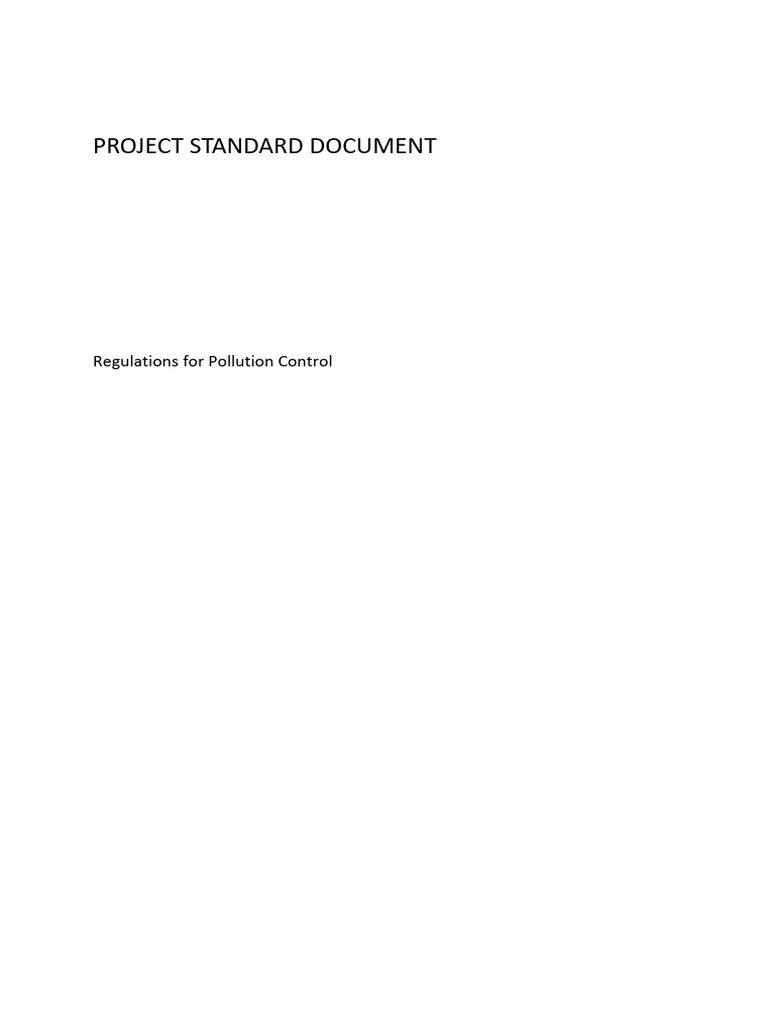 PSD Regulations For Pollution Control v2 Download Free PDF Air
