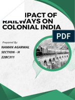 The Impact of Railways On Colonial India