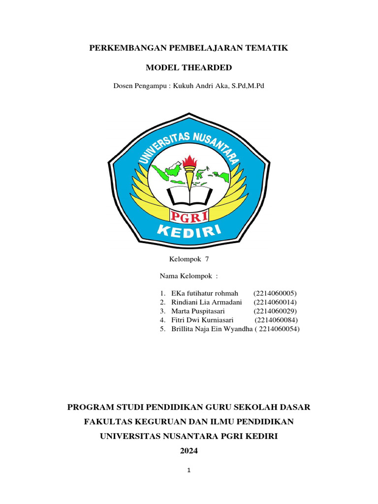 Pembelajaran Tematik Model Threaded | PDF