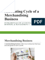 Week 2 - Fabm 1 - Accounting Cycle of A Merchandising Business
