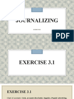Journalizing Exercises