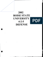 2002 Boise State Broncos 4-2-5 Defense - 142 Pages