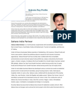Subroto Roy Profile: Sahara India Pariwar