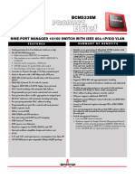 BCM5338M: Nine-Port Managed 10/100 Switch With Ieee 802.1/P/X/Q Vlan