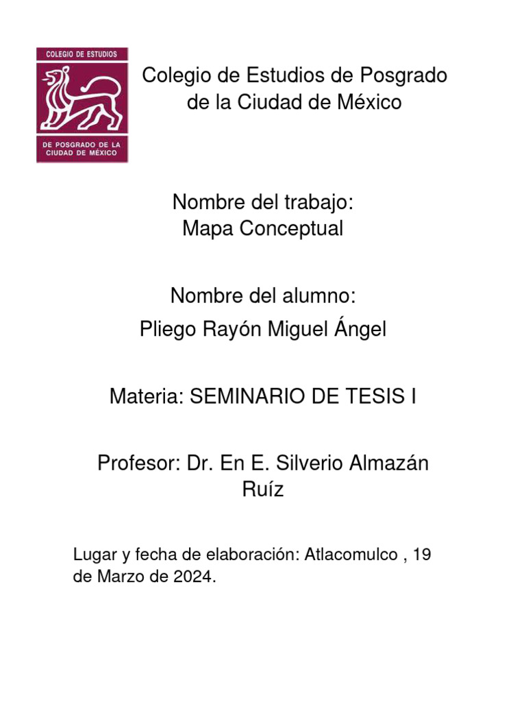 Seminario De Tesis I Pdf