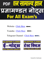 Rajasthan Geography Springboard Notes 2025 | PDF