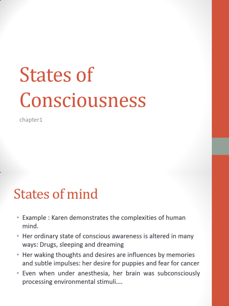 States of Consciousness | PDF | Sleep | Dream