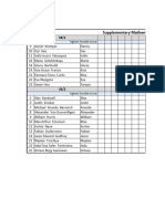 Student Score Sheets - APL