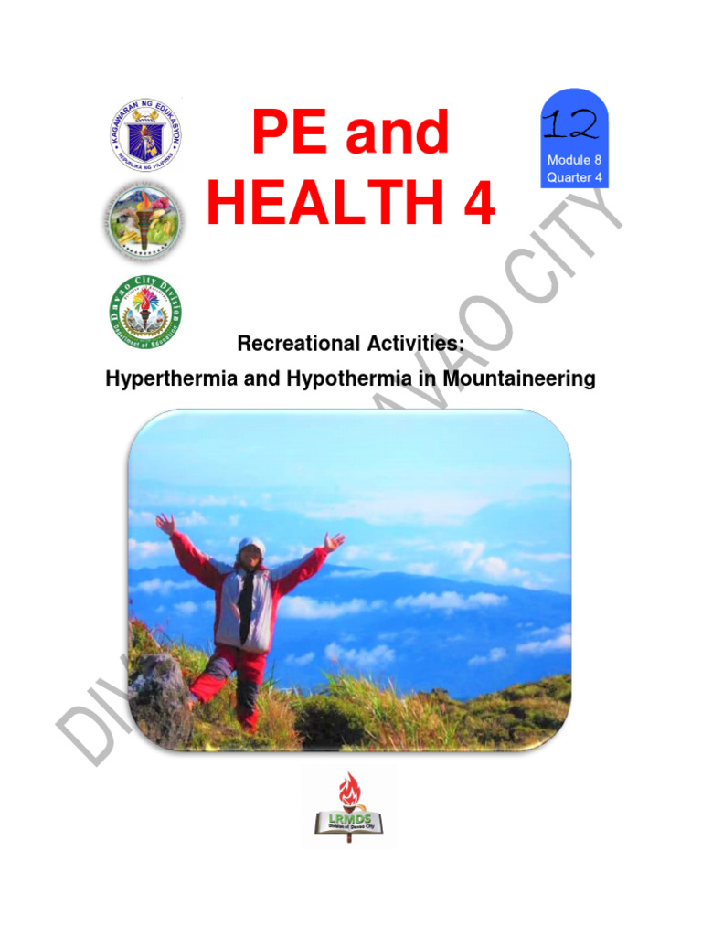 Hope4 module 8 pdf hypothermia hyperthermia