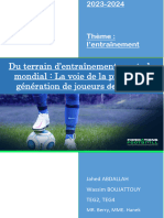 Dossier Entraînement Foot