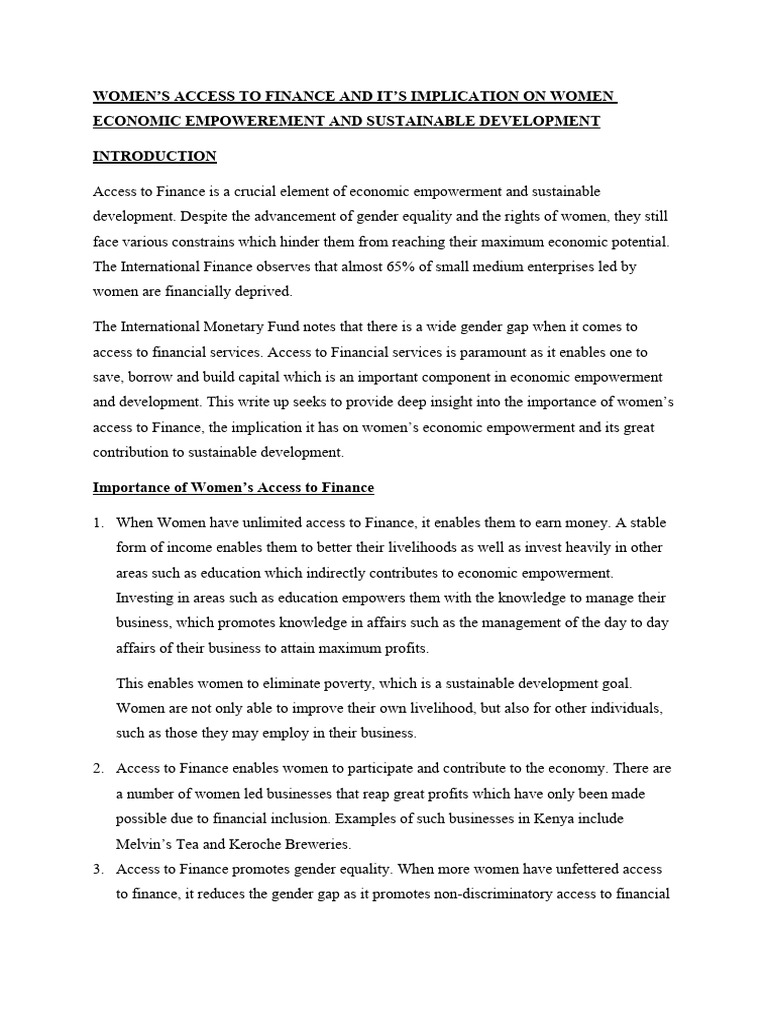 Financial Inclusion | PDF | Access To Finance | Banks