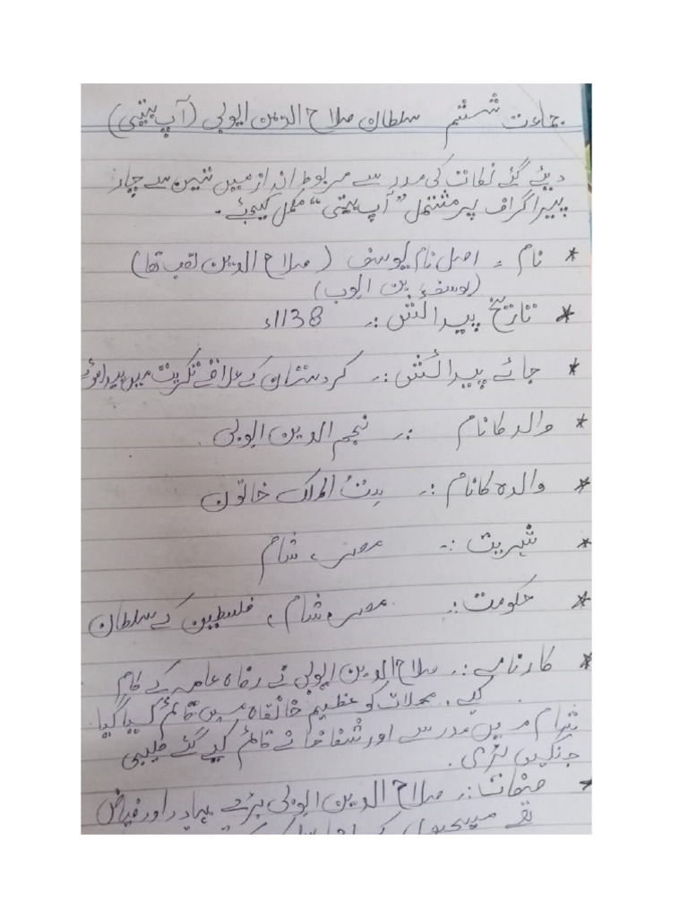 Salahuddin | PDF