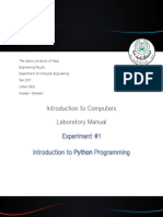 Lab-1-Introduction-to-Python-Programming