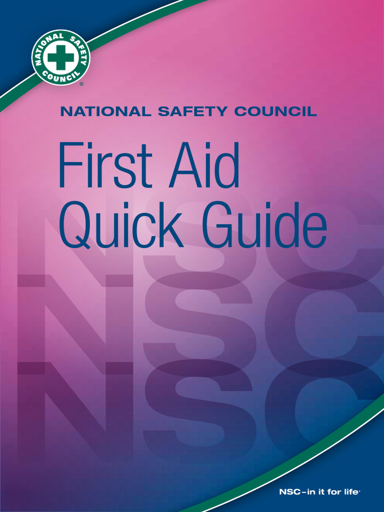First Aid Quick Guide | PDF | Cardiopulmonary Resuscitation | Burn