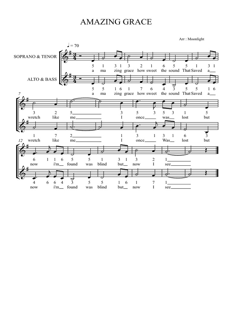 Amazing Grace | PDF