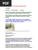 Leite Adult Era Do - Perigos Para a Saúde - água Oxigenada - Soda cáustica