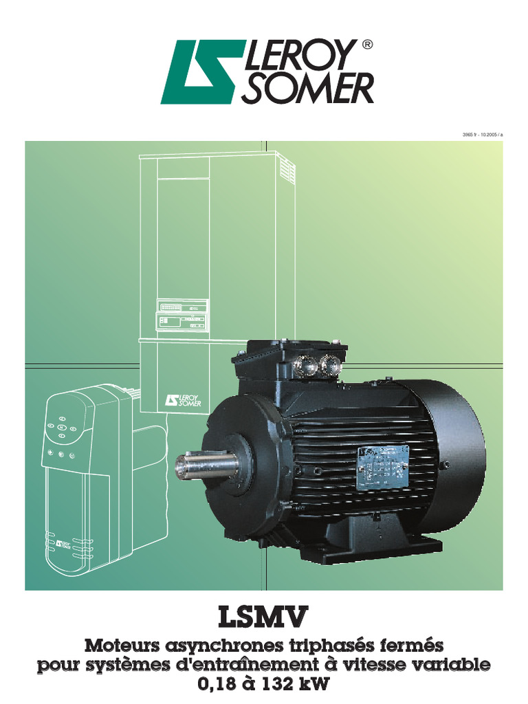 Moteurs LSMV pour Vitesse Variable | PDF | Grandeur physique ...