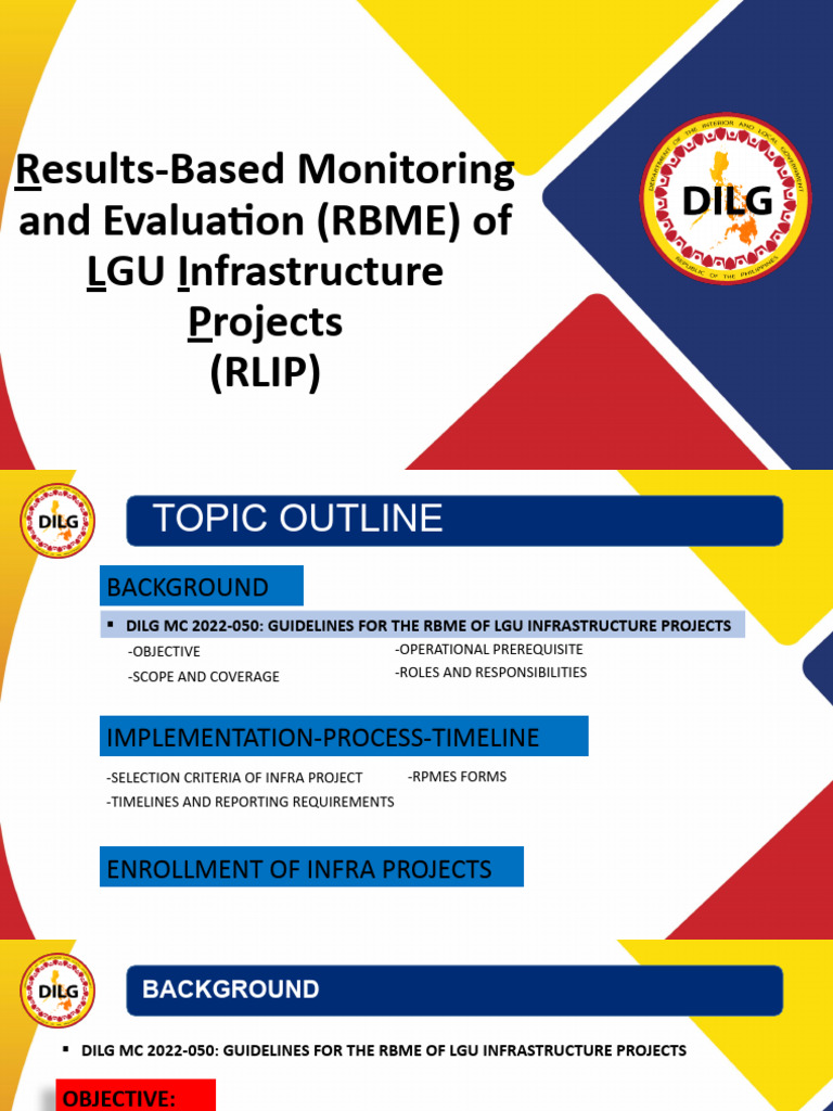 RBME Guidelines for LGU Infrastructure Projects | PDF | Employment ...