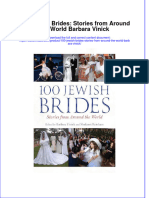 Textbook Ebook 100 Jewish Brides Stories From Around The World Barbara Vinick All Chapter PDF