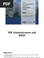 WEEK 8 - HR Administration and HRIS