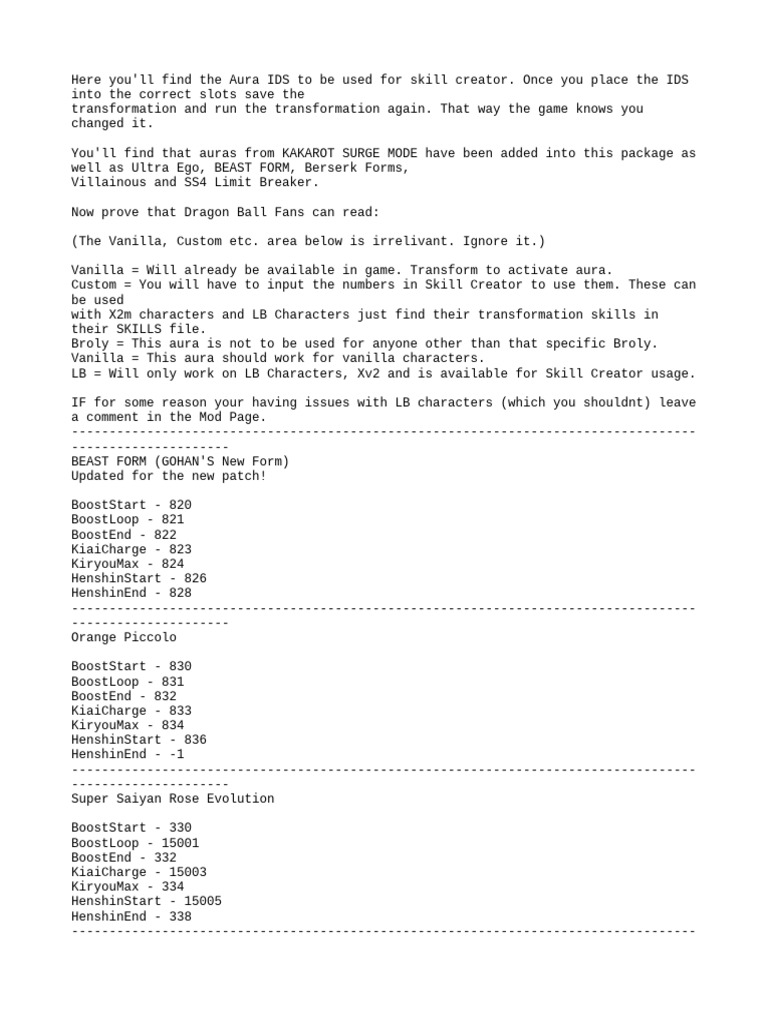 id-list-for-skill-creator-pdf-dragon-ball
