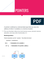 MODULE 4 Pointers