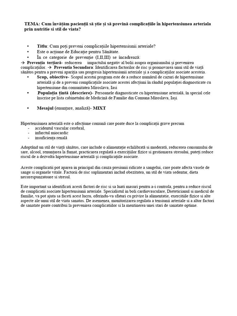 Proiect EdSan | PDF