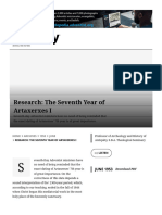 Ministry Magazine _ Research_ The Seventh Year of Artaxerxes I