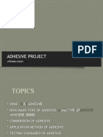 Adhesive Project - Pidilite PPT - Jitendra