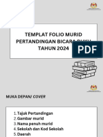 Templat Folio Calon