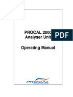 STACK - Procal 2000 Operating Manual