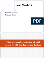 Timing Signal Generation Circuit Using IC 555 For