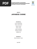 Group 3 Japanese Cuisine