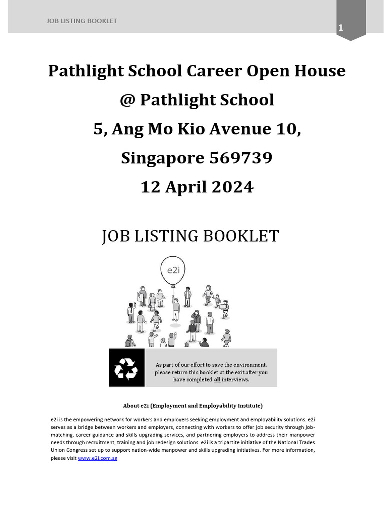 Job Opportunities at Pathlight School | PDF | Learning | Behavior ...