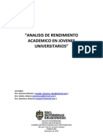 cia de Habitos Nocivos en Rendimiento Academico