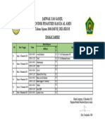 Jadwal Uas Ganjil Tahfidz