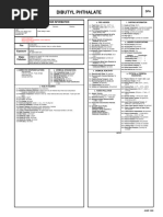 Dibutyl Phthalate: Cautionary Response Information