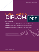 Teaching Diploma Qualification Specification 2024c