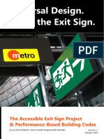 Universal Design Meets The Exit Sign White Paper by Lee Wilson Version 1 1