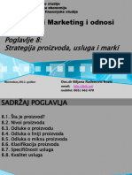 Marketing - Poglavlje 8 IS