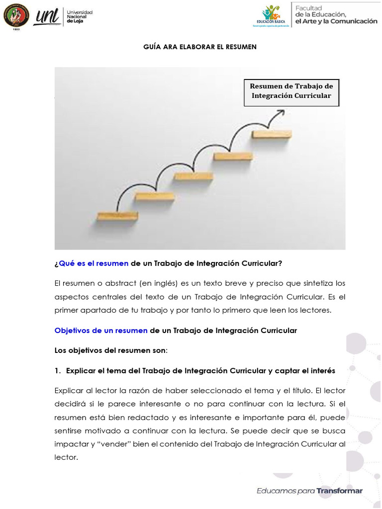 Cómo Elaborar un Resumen de Tesis | PDF | La satisfacción del cliente ...