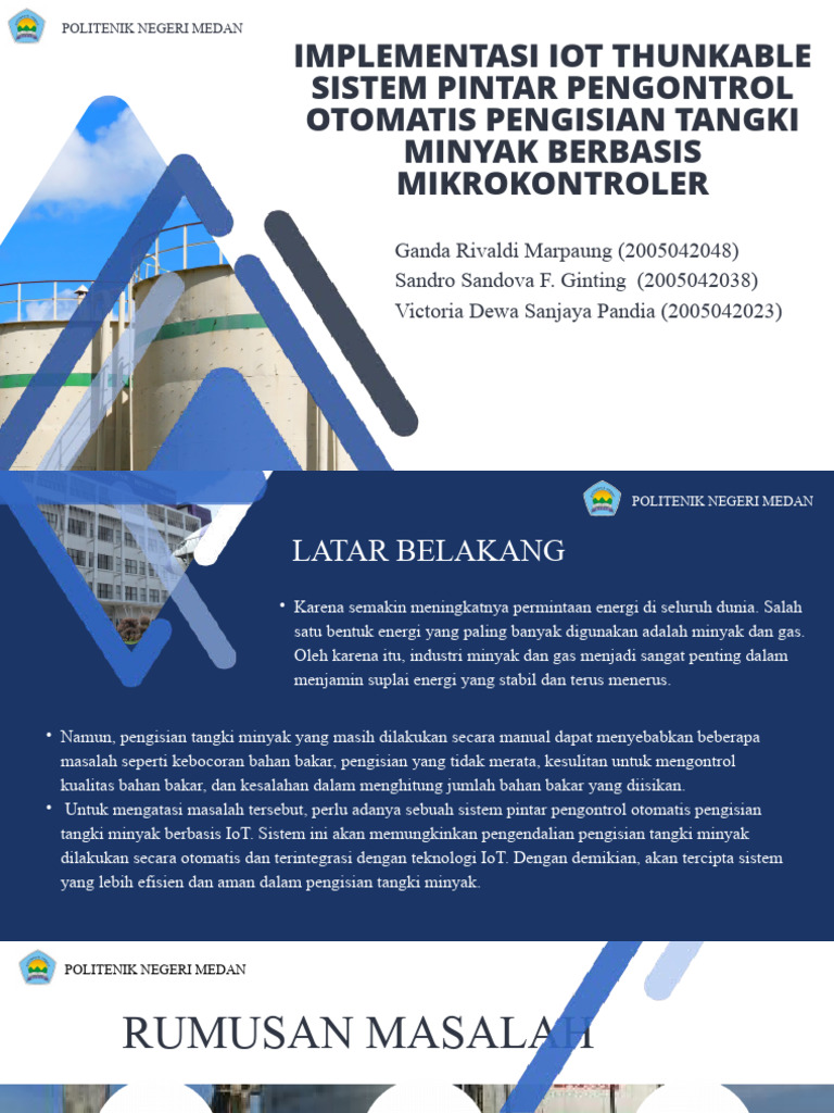 Blue Triagle Business Proposal Presentation | PDF | Griya & Taman