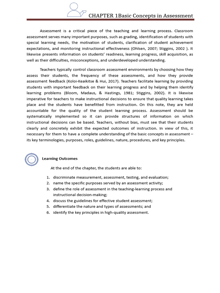 Understanding Classroom Assessment Basics | PDF | Educational ...