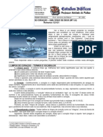LIÇÃO 08 - EBD - PUREZA DE CORAÇÃO - UMA VISÃO DE DEUS - MT 5.8 - Impresso