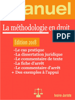 La Méthodologie en Droit