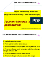 Model Pembayaran Arus Kas