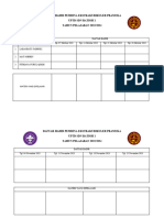 Daftar Hadir Pembina Pramuka